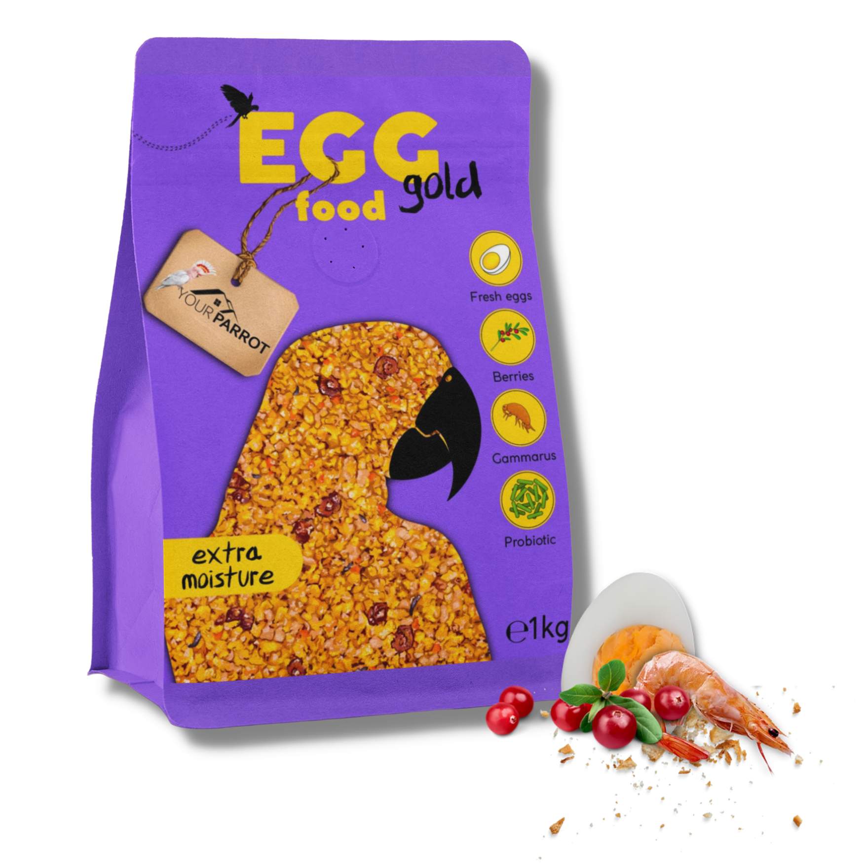 Your Parrot Egg Food Gold