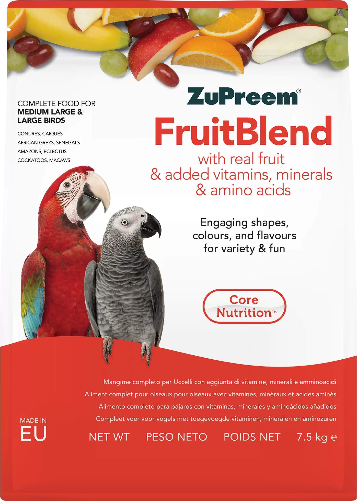 ZuPreem FruitBlend M/L 7,5 kg